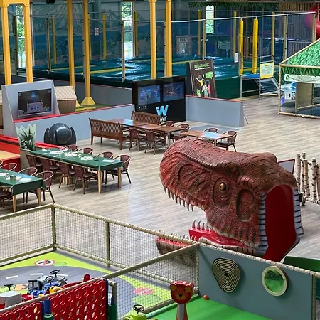Auszeit Am Alfsee, Inklusive Dinopark Und Indoorspielplatz בית נופש *